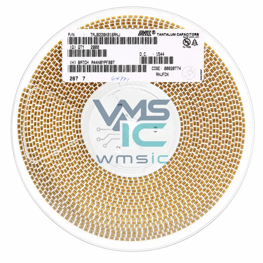 SMD Tantalum Capacitor Case B 22uF 16V+/ 10% 3528 TAJB226K016RNJ 3528B Package