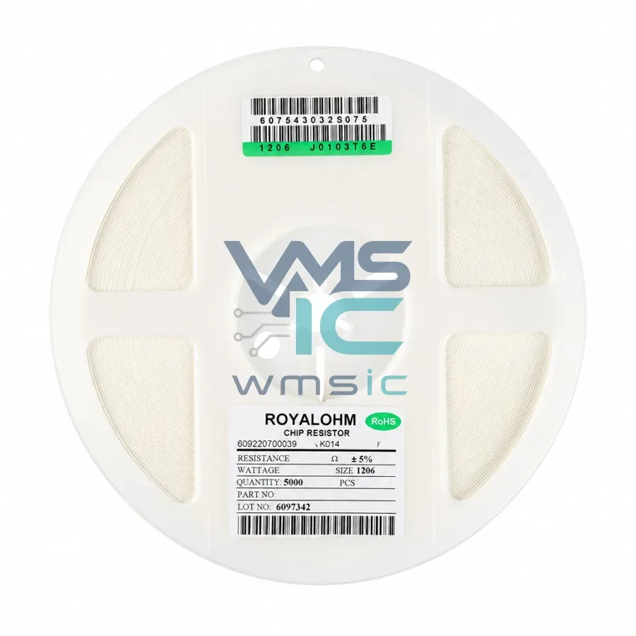 1206 SMD Resistor 60.4 Ohm+/ 1% 1/4W 1206W4F604JT5E - 50PCS 1206W4F604JT5E Package