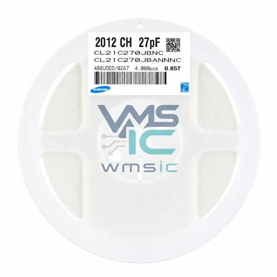 0805 SMD Ceramic Capacitor 27pF 50V C0G/NP0 CL21C270JBANNNC - 50PCS CL21C270JBANNNC Package