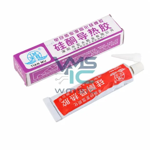 單包裝室温固化 硅酮导热胶 散热器粘合剂 灰色 60G