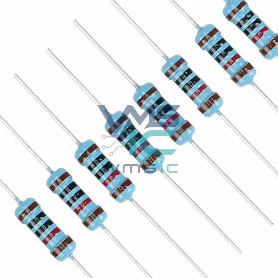 1/2W Metal Film Resistor+/ 1% 120 Ohm 5-Color Ring 50pcs Package
