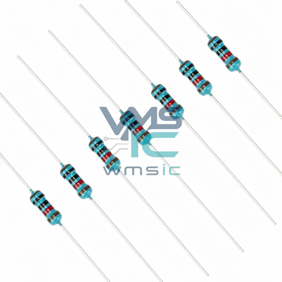 1/4W Metal Film Resistor+/ 1% 150K Ohm 5-Color Ring 100pcs Package