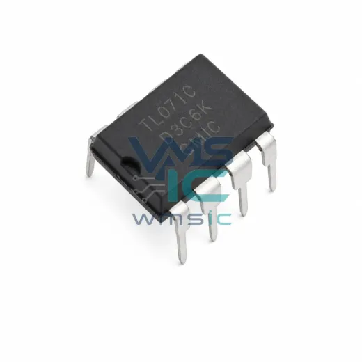 Операционный усилитель TL071CBD DIP-8, одноканальный, малошумящий