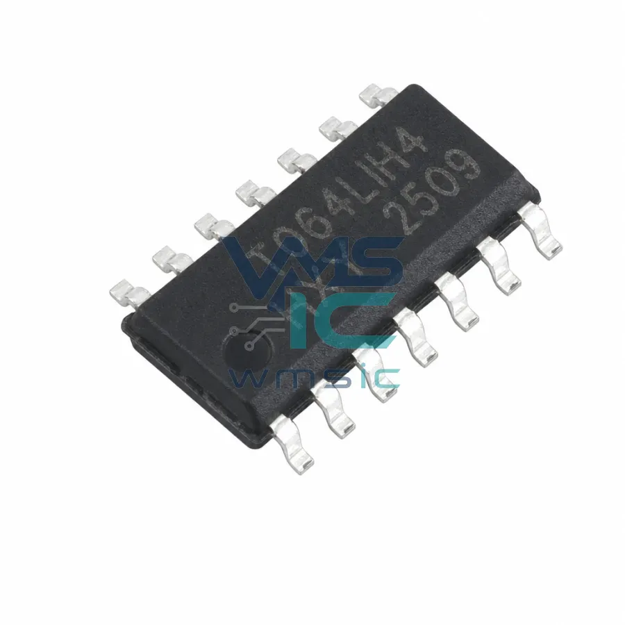 Операционный усилитель TL064IDR SOP-14, четырехканальный, JFET Корпус