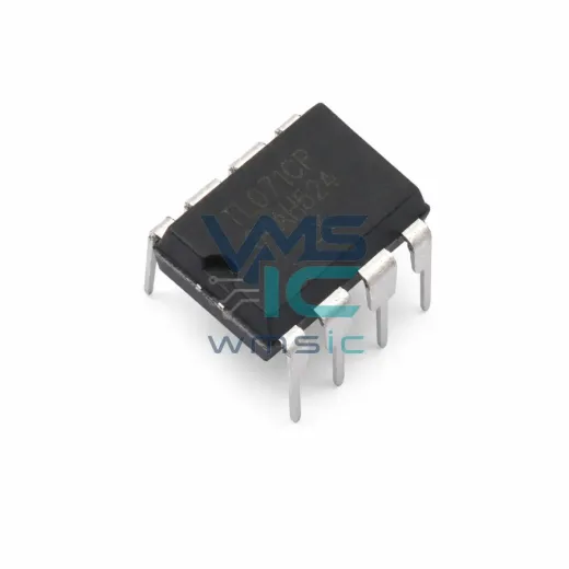Операционный усилитель TL071CP(LX) DIP-8, малошумящий с JFET-входом