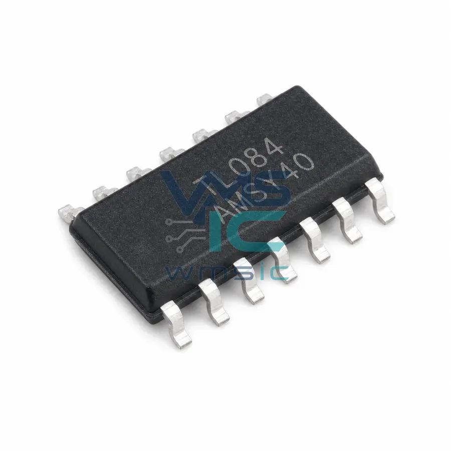 Операционный усилитель TL084-P14, 4 канала, JFET-вход, SOP-14 Корпус