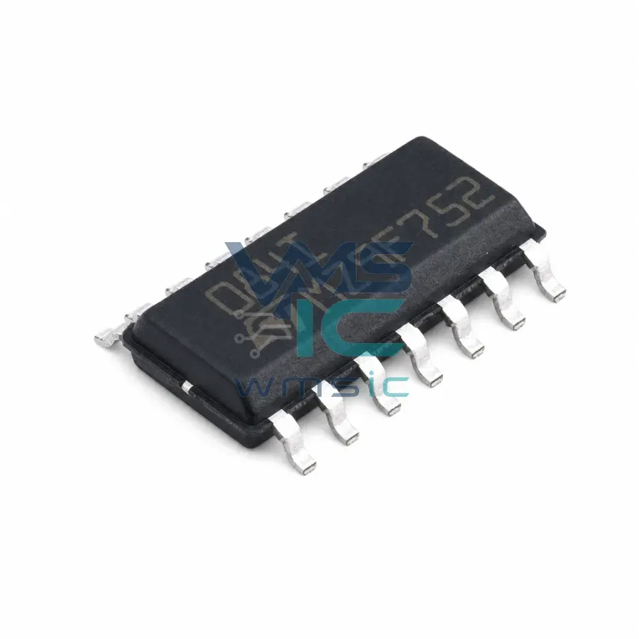 Четырехканальный операционный усилитель TL084IDT, JFET-вход, общего назначения, SOIC-14 Корпус