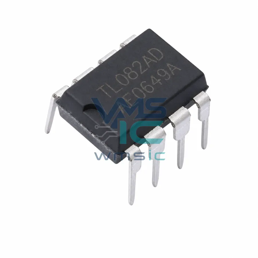 Маломощный операционный усилитель TL082AD, JFET-вход, 30 В, DIP-8 Корпус