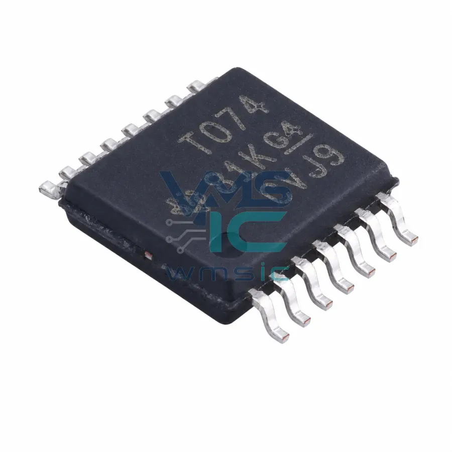 Малошумящий операционный усилитель TL074CPWR, 4 канала, JFET, TSSOP-14 Корпус