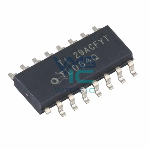 Универсальный FET усилитель TL084QDR, 4 канала, SOIC-14