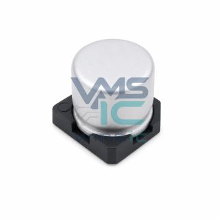 100uF 16V+/- 20% SMD Aluminum Electrolytic Capacitor PM101M016E058PTR SMD 5.8x6.3mm Package