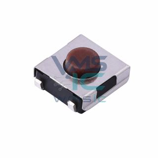 6x6x4.3mm Tactile Switch Red Handle K2-1157SP-G4SB-01 SMD 6.4x6.2mm Package