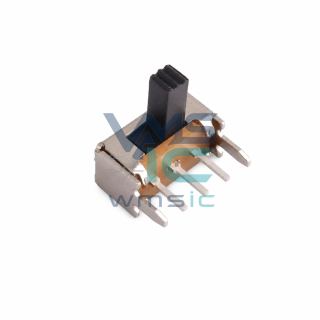 SK-12D02-G020 Slide Switch 1P2T Handle Height 2mm SK-12D02-G020 Right Angle Through Hole 8.6x4.7mm Package