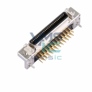 HTMS-150-02-S-D-RA 1.27mm Pitch Right-Angle Dual Row Header HTMS-150-02-S-D-RA Right Angle Through Hole P 1.27mm Package
