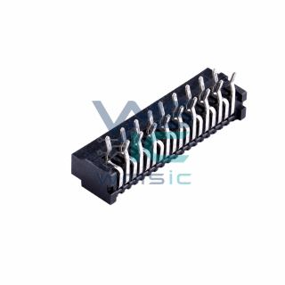 1mm Pitch Dual Row 42-Pin Right Angle Header SMH100-LPSE-D42-RA-BK SMH100 Right Angle Through Hole P 1mm Package