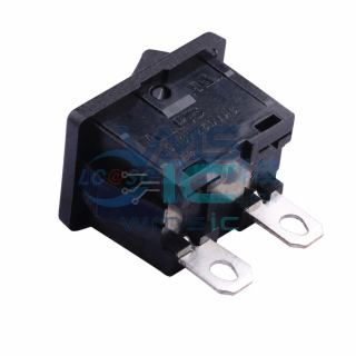 Rocker Switch with Red Indicator Light RT-S01-113-L4LBR Through Hole 21x15mm