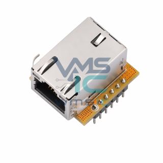 WIZ850IO Compact Ethernet Network Module W5500 WIZ850IO Through Hole 25x23mm