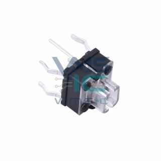 Illuminated Tactile Switch Red Light TM-005-D-02 Through Hole 6.8x6.4mm Package