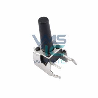 1TS005D-2500-7000AB Tactile Switch 6x6x7mm 250gf Tin-Plated Brass DIP 1TS005D Through Hole 7.5x3.6mm Package