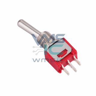 Sub-Miniature Toggle Switch 5-Piece Set 3-Pin 2-Position ST-0-102-A01-T000-LF Through Hole 8.3x5.2mm