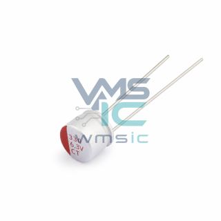 100uF 16V+/- 20% Solid Polymer Capacitor HS1C107M0605PC Through Hole D6.3xL5.5mm Package